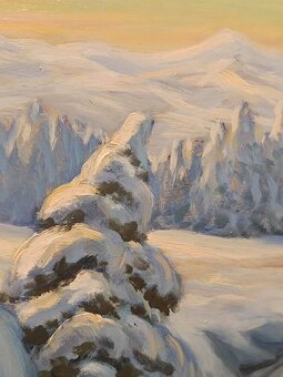 Obraz A. Sitta, Tatry, olej na plátně 50x40 - 4