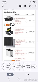 Predám laserovú gravirku a rezačku xtool d1 pro 40w - 4