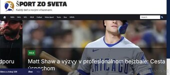 Plne automatizovaný športový web SportZoSveta.eu - 4