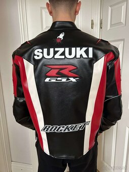 Suzuki yoshimura kožená motorkárska bunda - 4