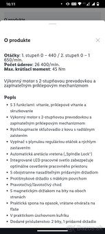 Aku príklepový vŕtací skrutkovač - 4