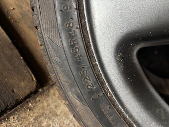 Alu disky Audi + 225/45 r18 gumy - 4