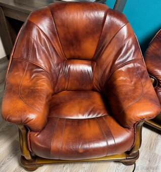 Kožená sedacia súprava - 4