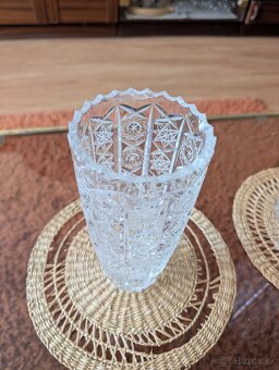 Kristalova vaza brusena - 4