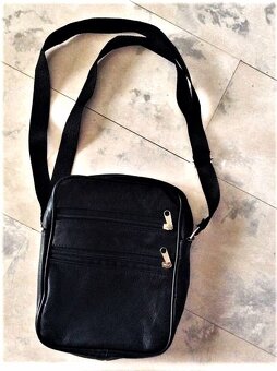 Luxusná kožená taška na rameno - 4