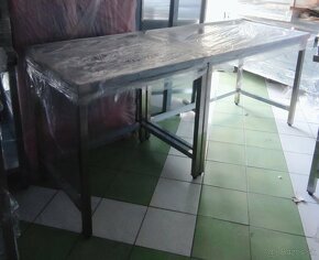 Nerezový stôl, pracovný stôl do kuchyne, gastro potreby - 4