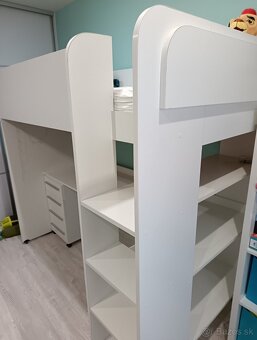 Poschodová posteľ s písacím stolom - 4