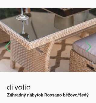 DiVolio Záhradný nábytok Rossano Béžovo-šedý - 4