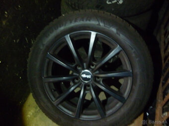 ALU 18" TOUAREG Q7 CAYENNE-značky BROCK na zimných pneu. - 4