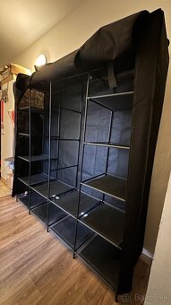 Textilná šatníková skriňa - 4