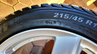 alu R17 5x100 zimné pneu, VW Polo /+ Škoda Fábia, Ibiza, A1 - 4