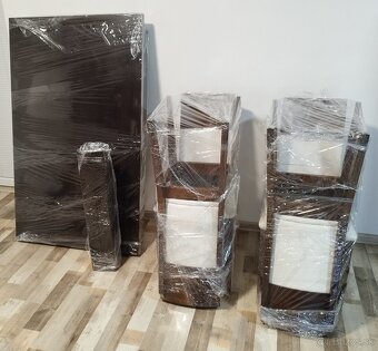 jedalensky stol 85x140x78 cm + 4 stolicky - 4