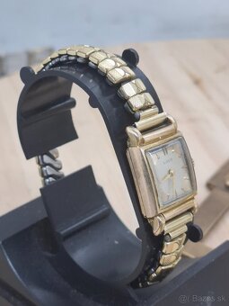 Predám funkčné dámske starožitné hodinky LACO 17 jewels 20 m - 4