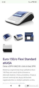 Euro 150/0 Flexy STD s výsuvnou pokladňou na peniaze. - 4