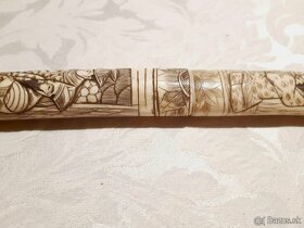 Starodávny vyrezávaný čínsky meč - 4