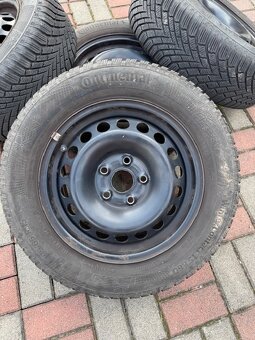 4ks komplet VW plechove disky + Continental TS860 - 4