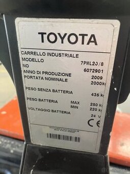 Elektrický nízkozdvižný vozík Toyota - 4