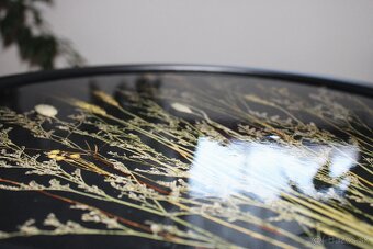 Malý kvetinový stolík zo živice, ručná výroba - 4