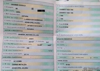 Opel Antara 2.2 CDTI 2014 predám TRYSKY 28264951 MOTOR Z22D1 - 4