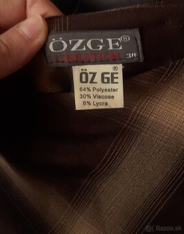 Károvaná dlhá sukňa - 4