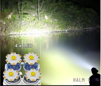 LED baterka, 4x LED - 4