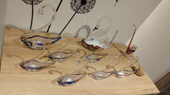 Sklenené ryby a labute - 4