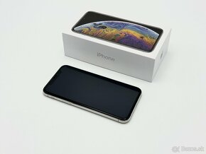 Apple iPhone XS 64GB Silver 100% Zdravie Batérie TOP Stav - 4