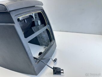 Čierny prešívaný dvojdielny stredový tunel BMW E60 E61 - 4
