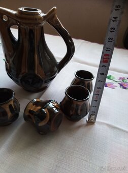 Nápojová sada hnedá dvojfarebná - 4