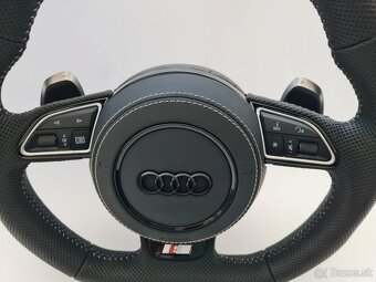 AUDI celoperforovaný volant s MULTIFUNKCIOU a RS F1 pádlami - 4