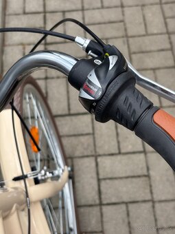 Dámsky retro bicykel Le Grand Pave 28” krémovej farby - 4