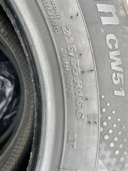Nové Zimné Kumho Portran CW51 215/65 R16 C 109R - 4