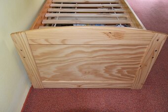50 € postel s matracom - rozmer 205 cm x 99 cm - 4