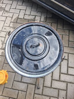 Predam 10litrovy kotlík na guláš kotlík nohy pokrievka - 4