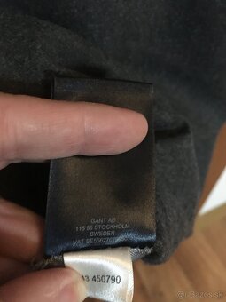 GANT 100%original sivé/ triekane saty L - 4