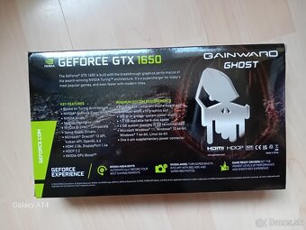 Predám Gainward Ghost GTX 1650 - 4