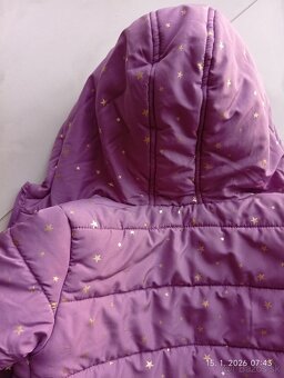 Bunda , vesta, kabát 9-12 mes dievča - 4