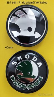 56,60,65 mm Škoda krytky do kolies - 4