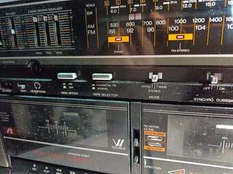 Universum CTR4673 reverse radiomagnetofon retro 2 kazeťák - 4