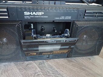 Sharp WQ234 bk, radiomagnetofon retro 2 kazeťák - 4