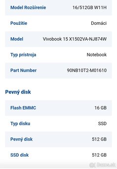 Asus vivobook 15 - 4