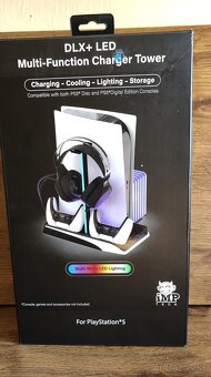 Multifunkčný nabíjací stojan k playstation PS5 , - 4