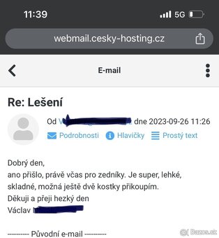 Modulové ocelové stavební lešení 160 x 84 x 163 cm (VxŠxD) - 4