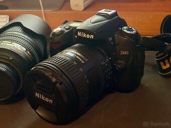 Nikon D90 –> zrkadlovka + 2x objektív Nikkor (taška+ruksak) - 4