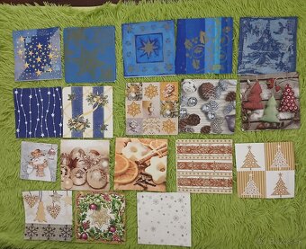 Servítky - Veľká Noc, Vianoce, kvety - 4