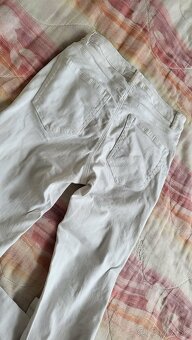 Zara nohavice biele - 4