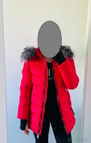 Červená zimná bunda - 4