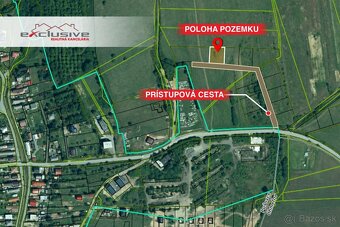 POZEMOK-1057m2,PUŠOVCE okr.PREŠOV,OBECNÁ CESTA A IS V PRÍPRA - 4