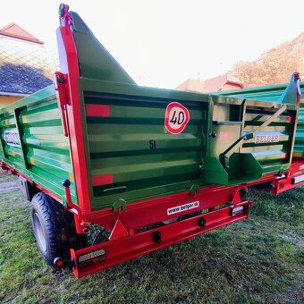 Vlečka, príves za traktor 5-tonový - 4