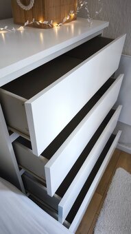 2x komoda Malm Ikea biela - 4